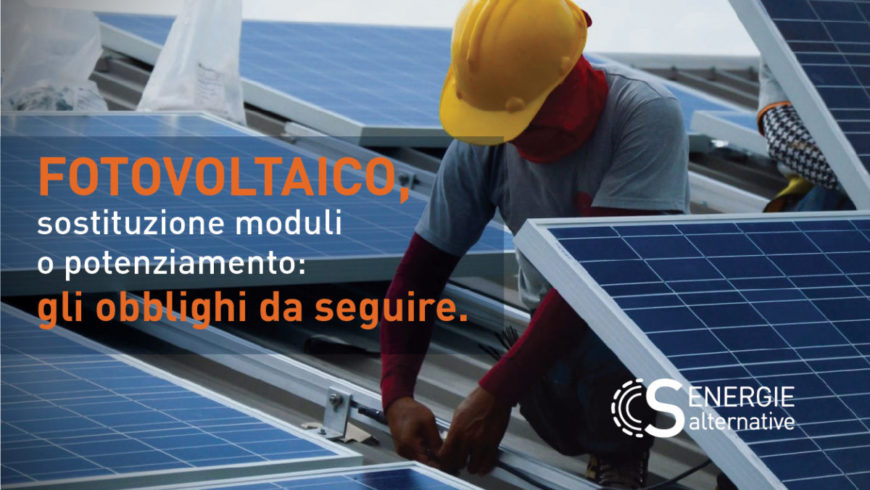 Fotovoltaico, quali sono gli obblighi da seguire