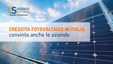 Crescita fotovoltaico in Italia: convinte anche le aziende